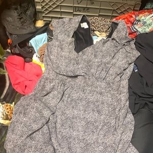 Black and white xl dress